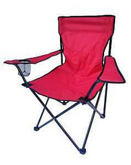 Seasonal Trends FS633 Oversize Folding Chair with Cup Holder, 19 in D, 250 lb Capacity