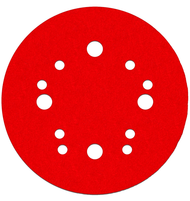 Diablo DCD050180H04G Sanding Disc, 5 in Dia, 180 Grit, Ceramic Abrasive, 5-Hole
