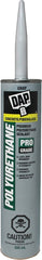DAP 74816 Polyurethane Adhesive, Gray, 2 to 4 days Curing, 40 to 110 deg F, 300 mL Cartridge