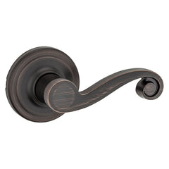 Kwikset Signature Series 720LL 11P Passage Door Lever, Non-Locking Lock, Venetian Bronze, Zinc, Residential, 2 Grade