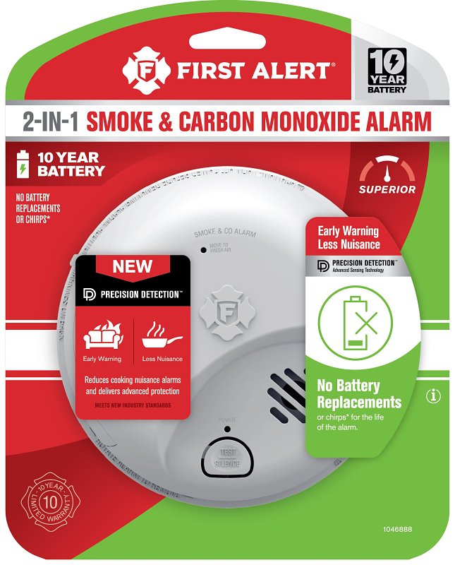 SMOKE&CRBN MONO OXIDE ALARM DC