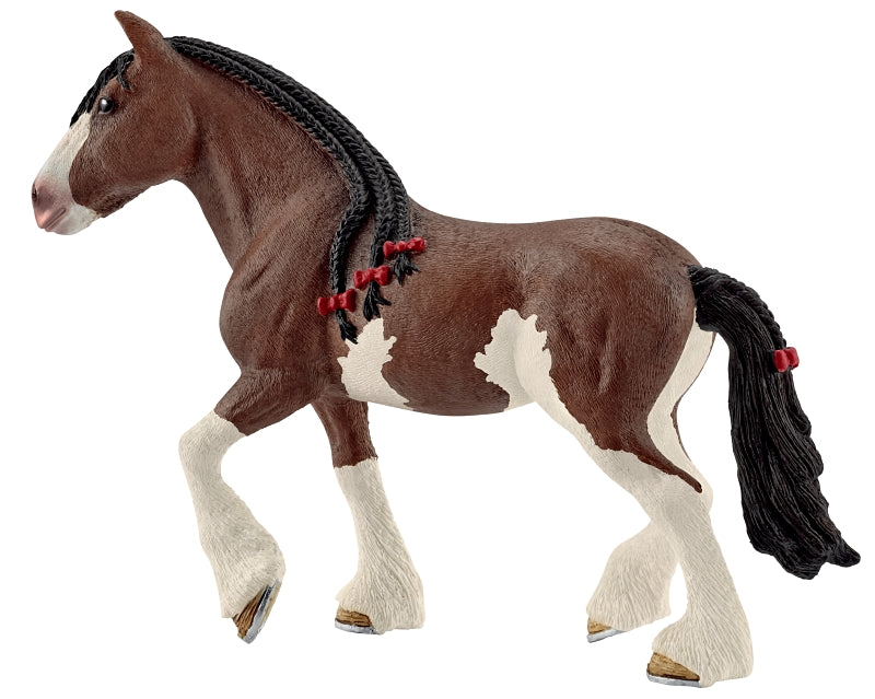 Schleich-S 13809 Figurine, 3 to 8 years, Clydesdale Mare, Plastic