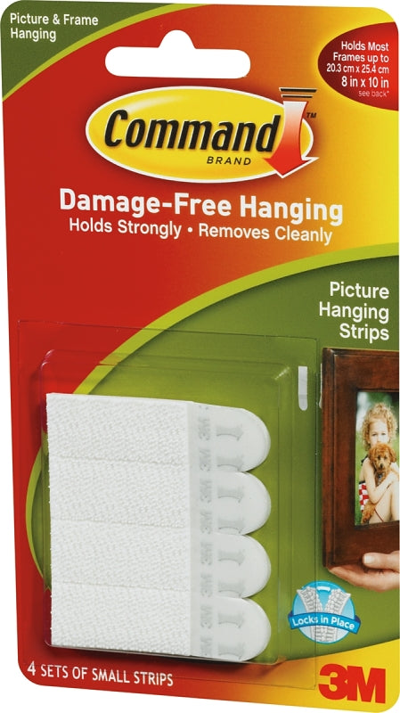 Command 17202 Picture Hanging Strips, 1 lb, Paper