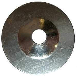 Reliable SWZ138C1 Ring, 1/4 in ID, 1-1/8 in OD, 0.02 in Thick, Steel, Zinc