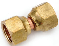 Anderson Metals 754070-10 Swivel Pipe Union, 5/8 in, Flare, Brass, 650 psi Pressure