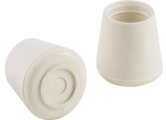 9117 WHITE RUBBER LEG TIP 1/2