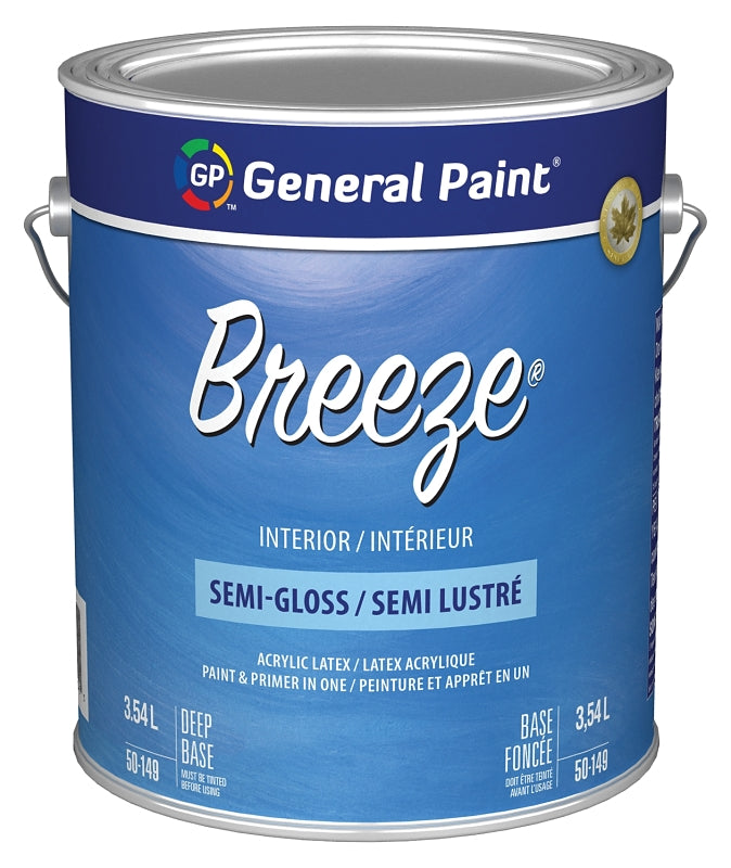 General Paint GE0050149-16 Interior Paint, High-Gloss Sheen, Deep, 3.54 L