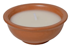 Seasonal Trends Y2646/Y2404 Terracotta Candle, Bowl, Terracotta, Citronella, 34 to 39 hrs Burn Time Carton