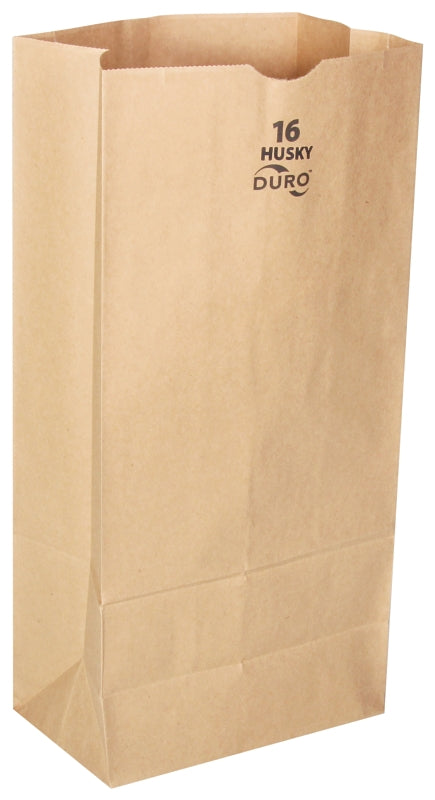 Duro Bag Husky Dubl Lif 70216 Grocery SOS Bag, 16, Recycled Paper, Kraft