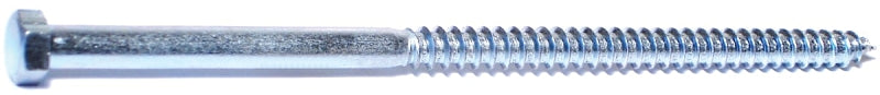 Midwest Fastener 01325 Lag Screw, 3/8 in Thread, 8 in OAL, Zinc