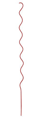 MIDWEST AIR TECHNOLOGY 901267RD6 Twisted Garden Stake, 60 in L, Steel, Red, Powder-Coated
