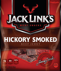 Jack Link's 10000007609 Snack, Jerky, Hickory Smoked, 2.85 oz, Beef, Brown Sugar, Citric Acid