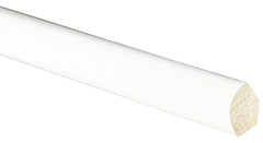 Inteplast Group 107 51070800032 Quarter Round Moulding, 8 ft L, 9/16 in W, Polystyrene, Crystal White