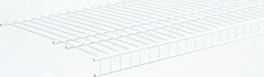 ClosetMaid SuperSlide 4736 Wire Shelf, 80 lb, 1-Level, 16 in L, 96 in W, Steel, White