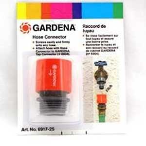 Gardena 6917 Hose Connector, Male, Plastic