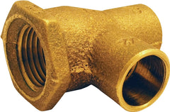 EPC 10151190 Pipe Tee, 1/2 in, Sweat x Female x Sweat, Brass