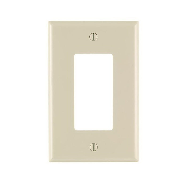 Decora M56-0PJ26-0TM Wallplate Pack, 4.88 in L, 3.13 in W, 1 -Gang, Nylon, Light Almond