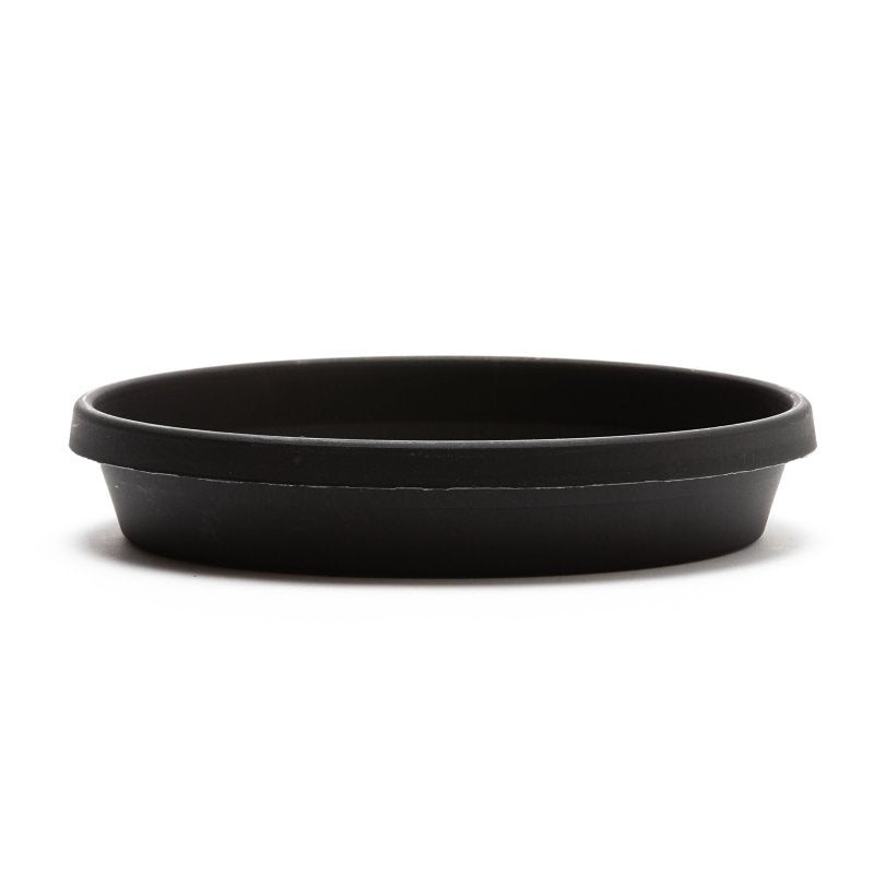 SAUCER TERRA BLACK 12IN