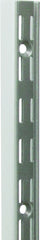 Knape & Vogt 82 TI 48 Shelf Standard, 450 lb, 14 ga Thick Material, 1-1/16 in W, 48 in H, Steel, Titanium