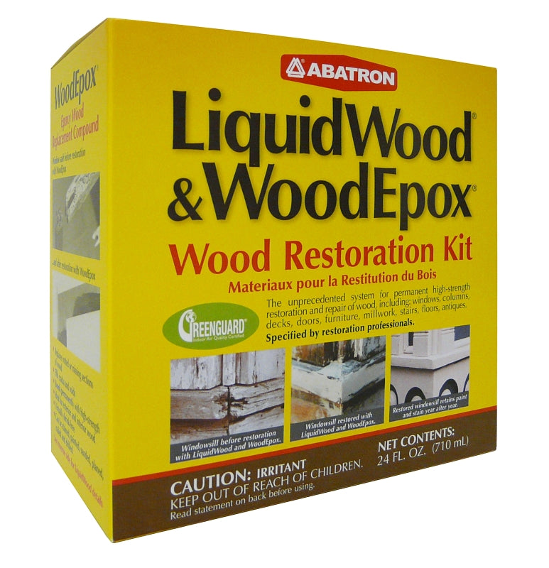 Abatron WRK6OR Wood Restoration Kit, 24 oz, Box