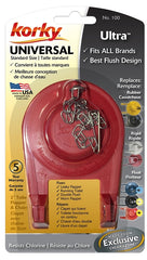 Korky 100FR Toilet Flapper, Rubber, Red