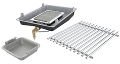 Broil King 18677 Infrared Side Burner Kit, Stainless Steel, For: Broil King Imperial, Regal, Baron Series Gas Grills