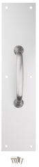 National Hardware N270-404 Pull Plate, 3-1/2 in W, 15 in H, Aluminum