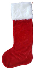 Hometown Holidays 28405 Giant Plush Stocking, Polyester, Red/White