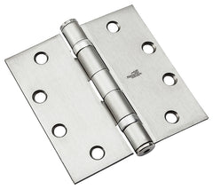 National Hardware N236-010 Hinge, Steel, Satin Chrome, Non-Removable Pin, 50 lb
