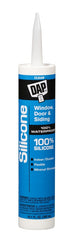 DAP 08641 Window and Door Sealant, Clear, -40 to 400 deg F, 9.8 fl-oz Cartridge