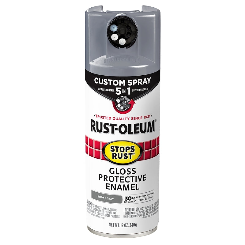 PAINT SPRAY GLO SMOKE GRY 12OZ