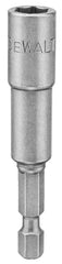 DeWALT IMPACT READY DW2218IRB Nut Driver, 1-7/8 in L, 1/4 in L Shank, Hex Shank