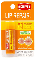 O'Keeffe's K0900002 SPF 35 Lip Repair Balm, 0.15 oz, Stick
