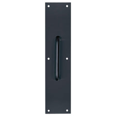 Tell Manufacturing DT101943 Pull Plate, 3-1/2 in W, 15 in H, Stainless Steel, Matte Black