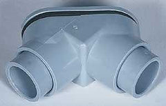 IPEX PELB-075050 Conduit Elbow, 3/4 in, PVC, Gray