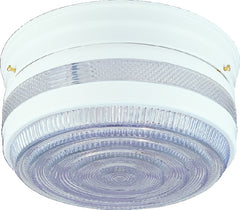 Boston Harbor F15WH02-10043L Two Light Ceiling Fixture, 120 V, 60 W, 2-Lamp, A19 or CFL Lamp, White Fixture