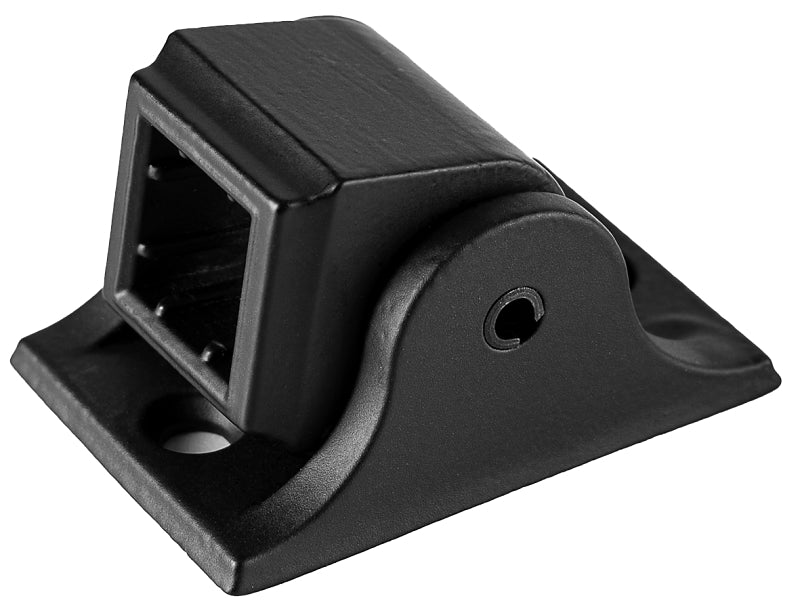 Nuvo Iron SQISMAS Baluster Railing Connector, Square, Steel, Black, Matte/Powder-Coated, Surface Installation