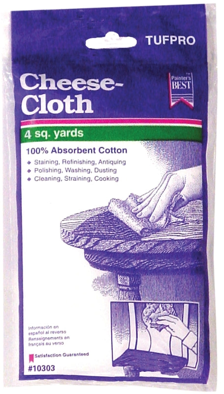 Trimaco SuperTuff 10303 Cheese Cloth, Cotton, White