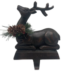 Santas Forest 89824 Buck Stocking Holder, Bronze, 6-1/4 in