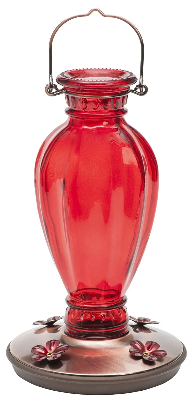 8133-2 FEEDER HBD VASE GLSS 18