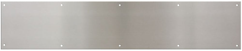 National Hardware N270-314 Kick Plate, 30 in L, 6 in W, Satin Nickel