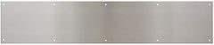 National Hardware N270-314 Kick Plate, 30 in L, 6 in W, Satin Nickel