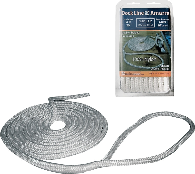 34900 NYLON DOCK LINE WHT