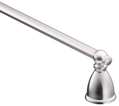 Moen Caldwell Series Y3118CH Towel Bar, 18 in L Rod, Aluminum/Zamac, Chrome, Surface Mounting