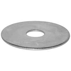 Reliable FWZ38VP Fender Washer, 27/64 in ID, 1-17/32 in OD, 5/64 in Thick, Steel, Zinc
