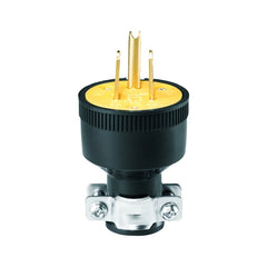 1709-BOX BLK RUB GRND 3WR PLUG