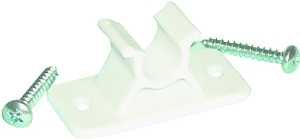 US Hardware RV-736C Door Catch, Plastic, White