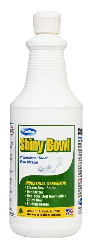 ComStar 30-705 Toilet Bowl Cleaner, 1 qt, Liquid, Sharp, Blue