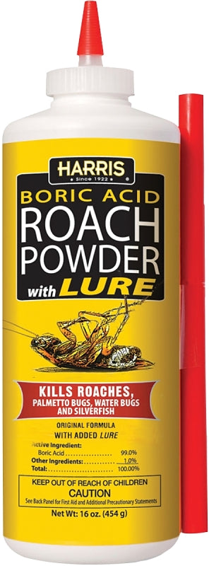 Harris HRP-16 Roach Killer, Powder, 16 oz