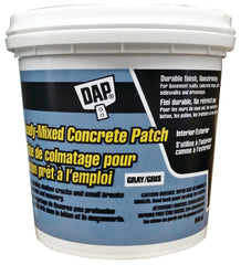 DAP Bondex 17100 Ready-Mixed Concrete Patch, Gray, 946 mL Jar